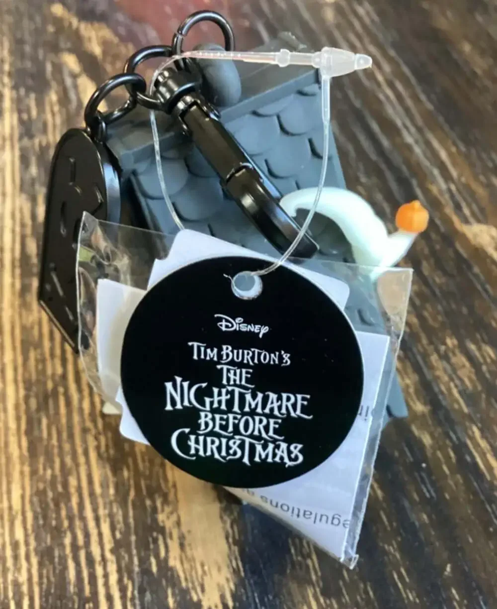 Zero Nightmare Before Christmas Bath & Body Works Glow Pocket Bac Keychain